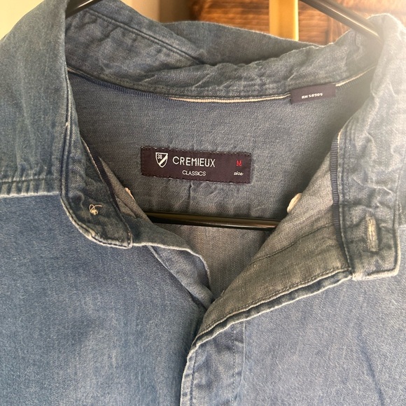 Daniel Cremieux Light Blue Denim Shirt - Picture 3 of 3